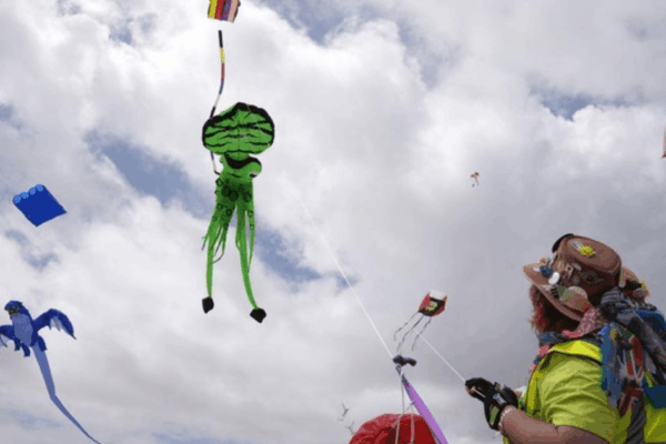 Festival layangan di Afrika kesehatan mental